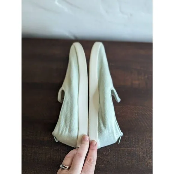 Allbirds Wool Loungers Light Mint Green Slip On Comfort Loafer Shoes - Size 7