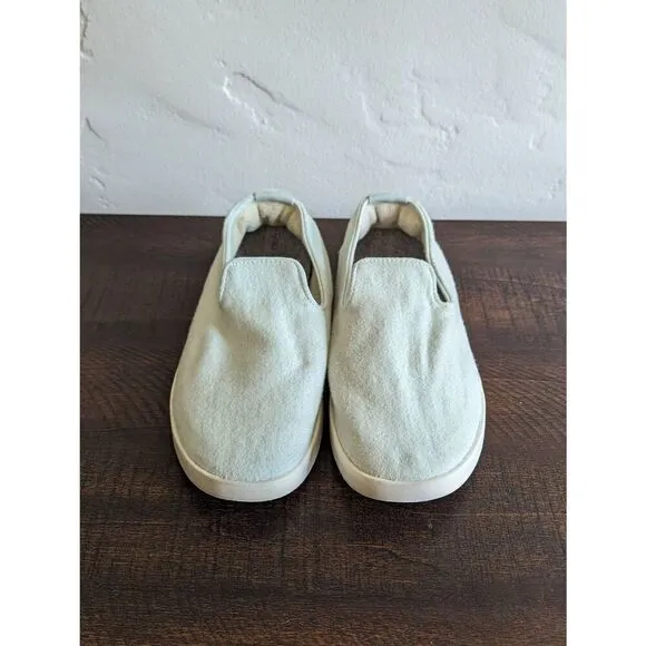 Allbirds Wool Loungers Light Mint Green Slip On Comfort Loafer Shoes - Size 7