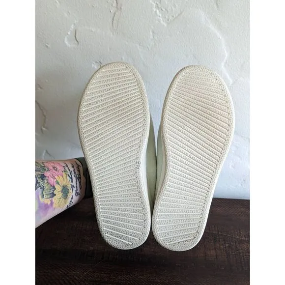 Allbirds Wool Loungers Light Mint Green Slip On Comfort Loafer Shoes - Size 7