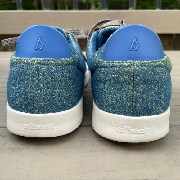 Allbirds Wool Pipers in Garden Blue (White Sole) men shoes size 13