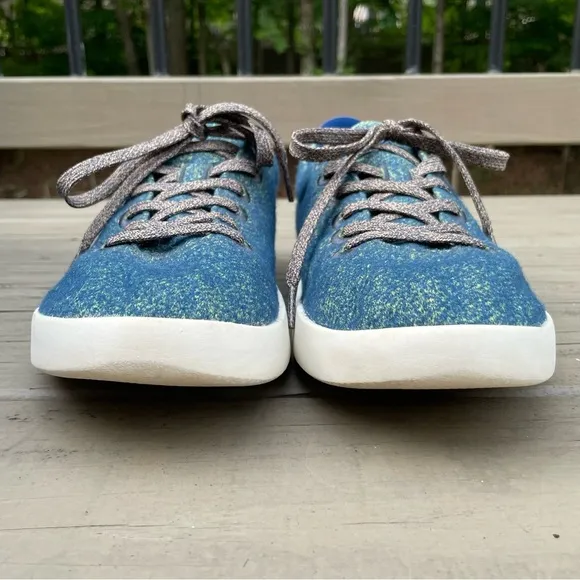 Allbirds Wool Pipers in Garden Blue (White Sole) men shoes size 13