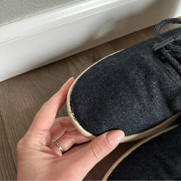 Allbirds Wool Runner Up Mizzles Sneakers Tuke Jo Deep Grey Black Size 10 Men’s