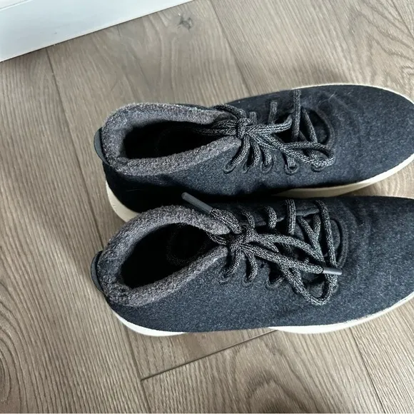 Allbirds Wool Runner Up Mizzles Sneakers Tuke Jo Deep Grey Black Size 10 Men’s
