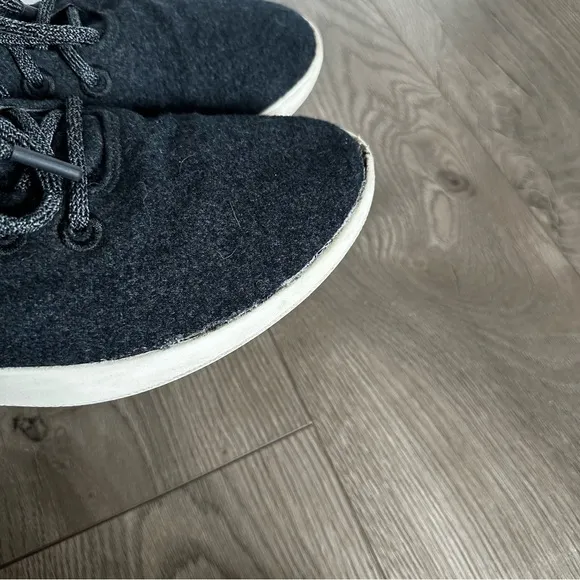 Allbirds Wool Runner Up Mizzles Sneakers Tuke Jo Deep Grey Black Size 10 Men’s