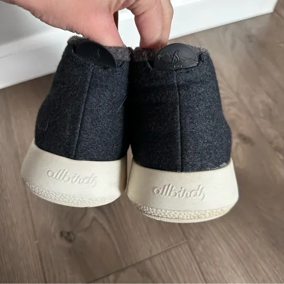 Allbirds Wool Runner Up Mizzles Sneakers Tuke Jo Deep Grey Black Size 10 Men’s