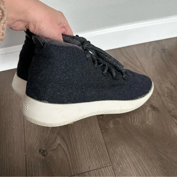 Allbirds Wool Runner Up Mizzles Sneakers Tuke Jo Deep Grey Black Size 10 Men’s