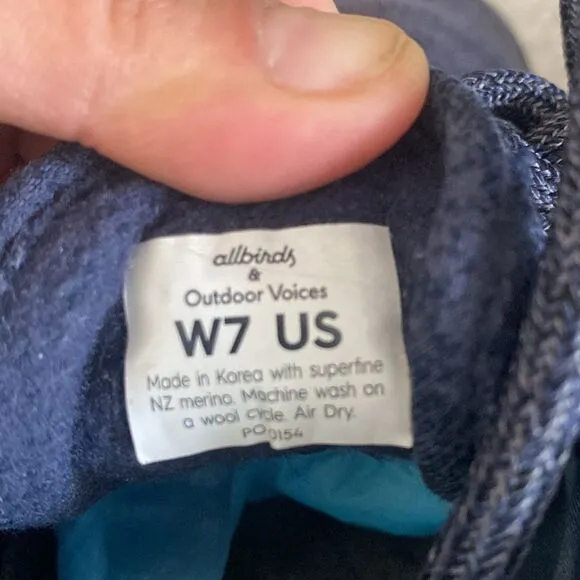 Allbirds wool runners Size 7