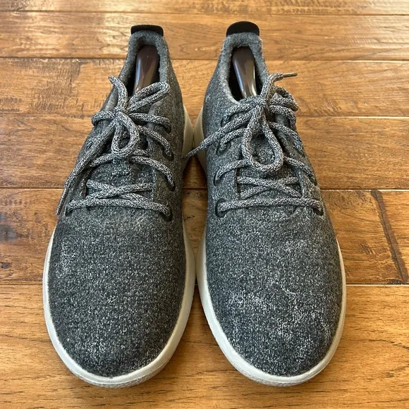 Allbirds Wool Runners Sneakers Gray Running Casual Athleisure Mens Size 9