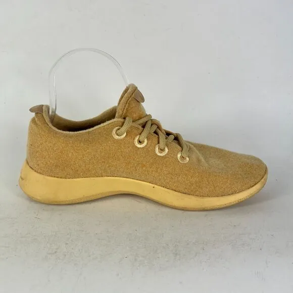 Allbirds Wool Runners women's 9 Lux Beige Cozy Comfort Cushioned Lace-Up Shoes