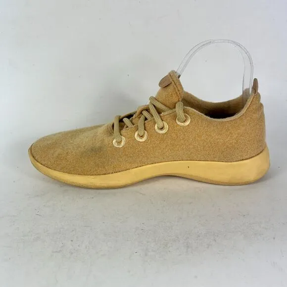 Allbirds Wool Runners women's 9 Lux Beige Cozy Comfort Cushioned Lace-Up Shoes
