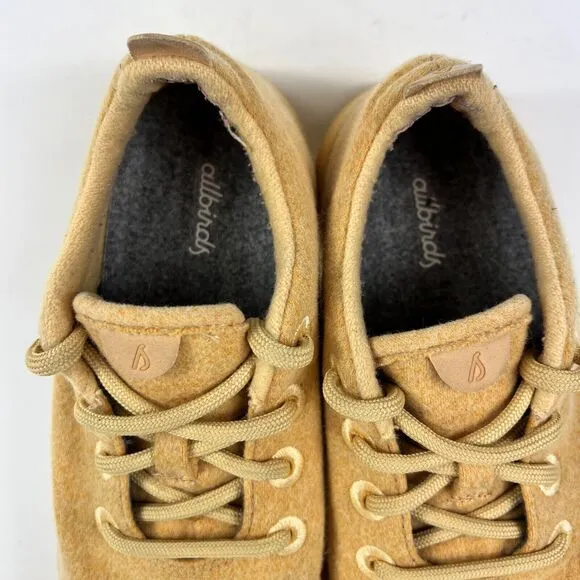 Allbirds Wool Runners women's 9 Lux Beige Cozy Comfort Cushioned Lace-Up Shoes