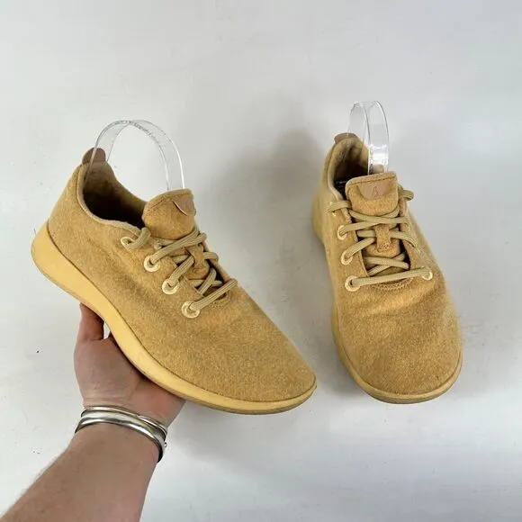 Allbirds Wool Runners women's 9 Lux Beige Cozy Comfort Cushioned Lace-Up Shoes