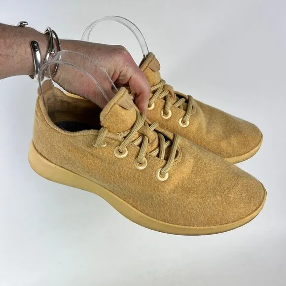 Allbirds Wool Runners women's 9 Lux Beige Cozy Comfort Cushioned Lace-Up Shoes