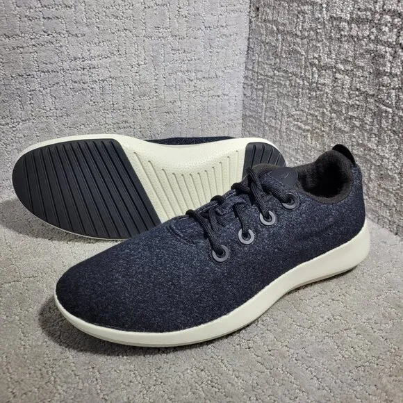 Allbirds WRM Wool Runner Mens Size 11 Black Running Comfort Walking Shoes