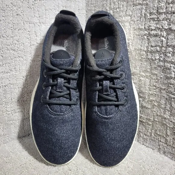 Allbirds WRM Wool Runner Mens Size 11 Black Running Comfort Walking Shoes