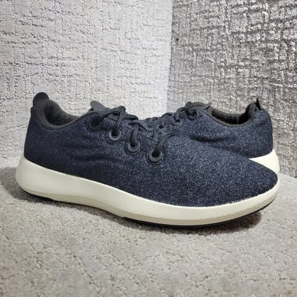 Allbirds WRM Wool Runner Mens Size 11 Black Running Comfort Walking Shoes