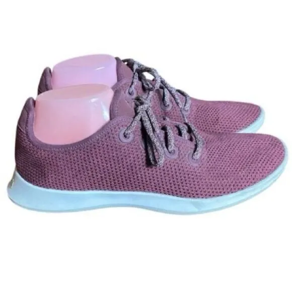 Allbirds Mens Maroon Lace Up TR Tree Runners Sneaker Athletic Shoes Size 10