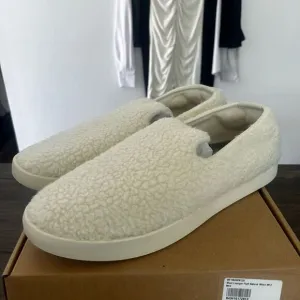 Allbirds Wool Lounger Fluff Natural White Slip On Shoes Men's Size 13