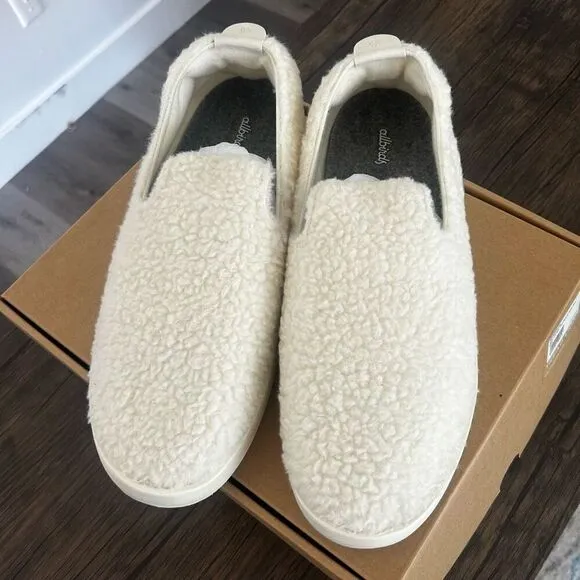 Allbirds Wool Lounger Fluff Natural White Slip On Shoes Men's Size 13