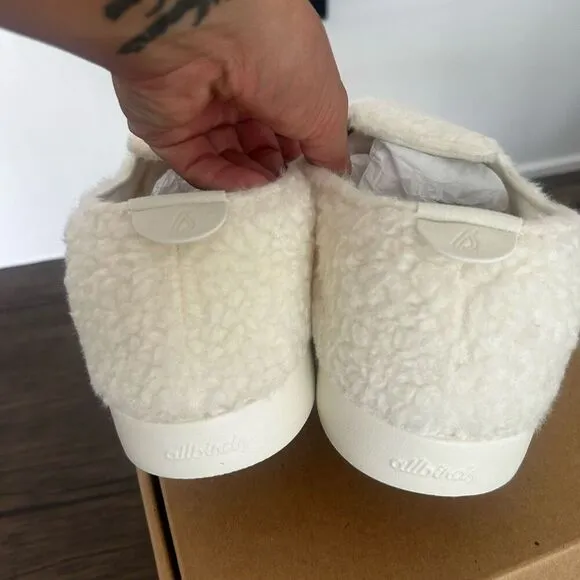 Allbirds Wool Lounger Fluff Natural White Slip On Shoes Men's Size 13