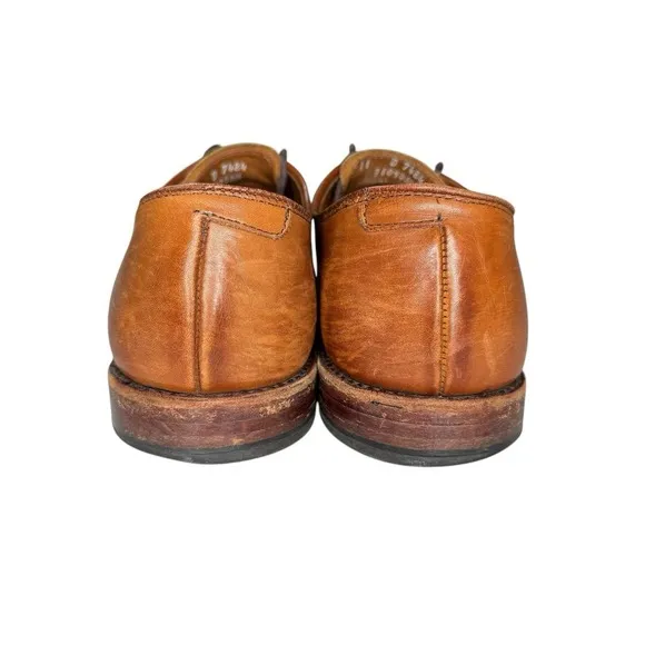 Allen Edmonds 11 D Boulevard Brown Derby Mens Leather Dress Shoes