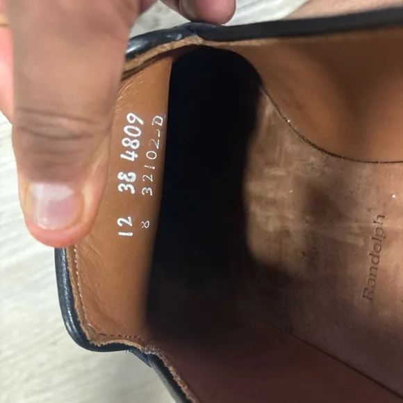 Allen Edmonds Black Leather Men's Shoes