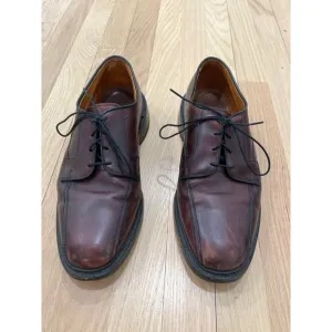 Allen Edmonds Hillcrest Burgundy Leather Oxford Dress Shoes Men's 9 E Lace Up