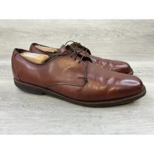Allen Edmonds Joplin 2952 Plain Toe Oxford Men's 11D Brown Leather Comfort Shoes