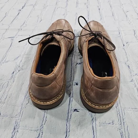 Allen Edmonds MENS SIZE 13 Voyager Walking Brown 9386 Leather Casual Dress Shoes