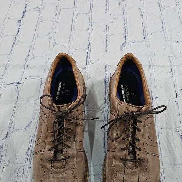 Allen Edmonds MENS SIZE 13 Voyager Walking Brown 9386 Leather Casual Dress Shoes