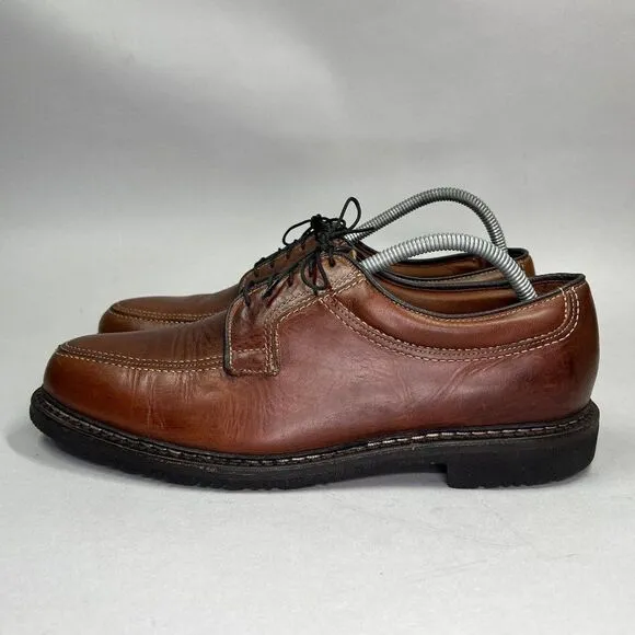 Allen Edmonds Men's Size 10 Wilbert Brown Leather Comfort Shoes