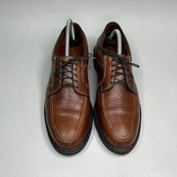Allen Edmonds Men's Size 10 Wilbert Brown Leather Comfort Shoes
