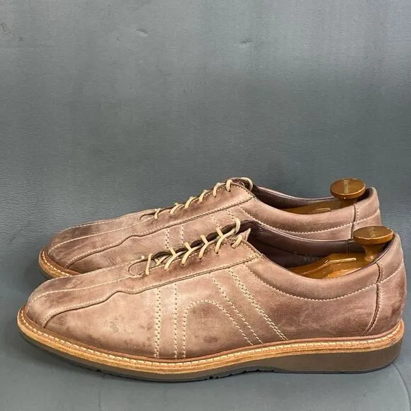Allen Edmonds Men's Voyager Comfort Oxford beige brown shoes size 13