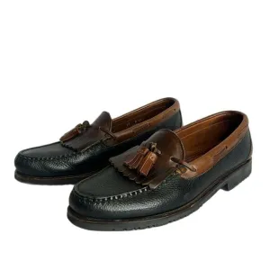 Allen Edmonds Nashua Men’s Black Brown Leather Tassel Loafers Dress Shoes Sz 12B