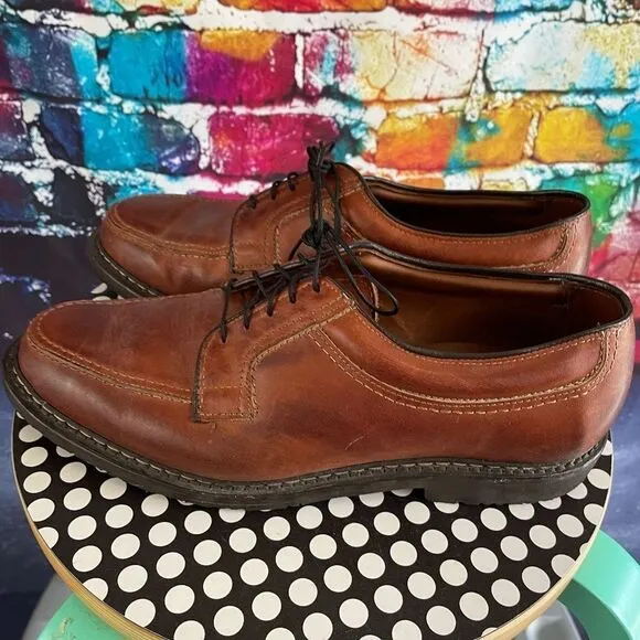 Allen Edmunds Wilbert Men's Leather Dress Comfort Shoes Size 9.5 D