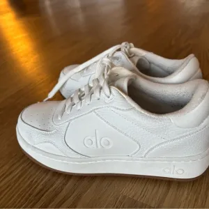 ALO Yoga White Platform Sneakers