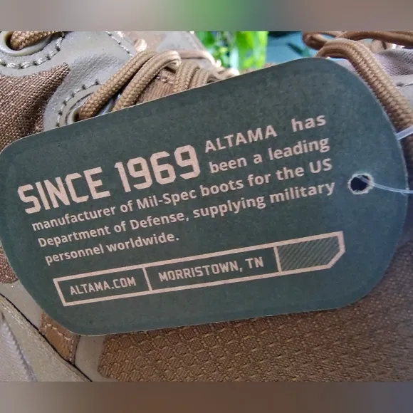 ALTAMA RAPTOR 8&quot; STEEL TOE TACTICAL BOOTS