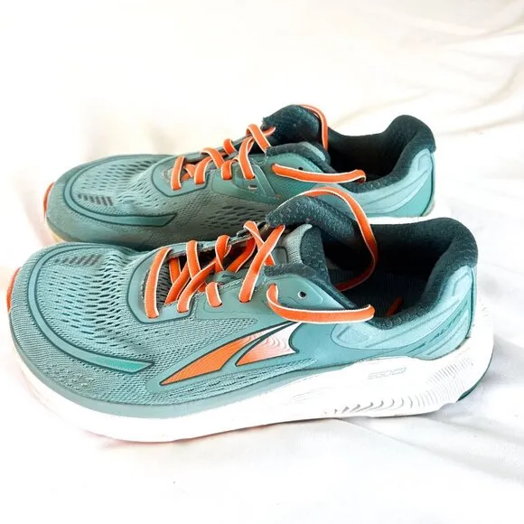 Altra Paradigm 6 Womens 7.5 Running Walking Athletic Shoes Sneaker Dusty Teal.
