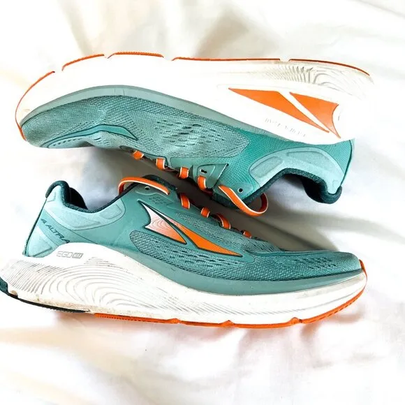 Altra Paradigm 6 Womens 7.5 Running Walking Athletic Shoes Sneaker Dusty Teal.