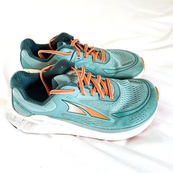 Altra Paradigm 6 Womens 7.5 Running Walking Athletic Shoes Sneaker Dusty Teal.