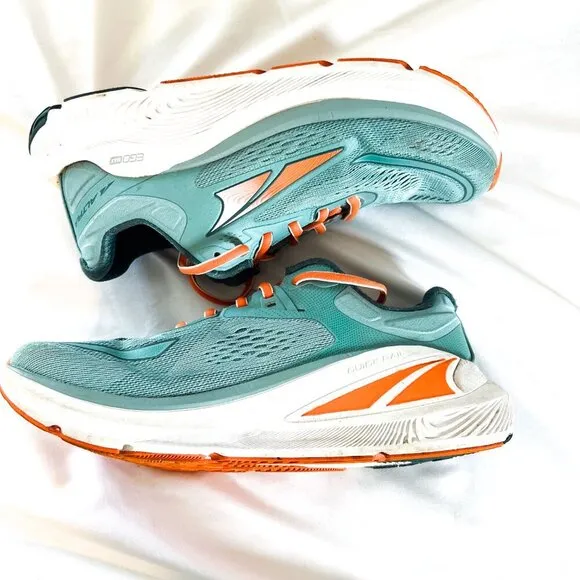 Altra Paradigm 6 Womens 7.5 Running Walking Athletic Shoes Sneaker Dusty Teal.