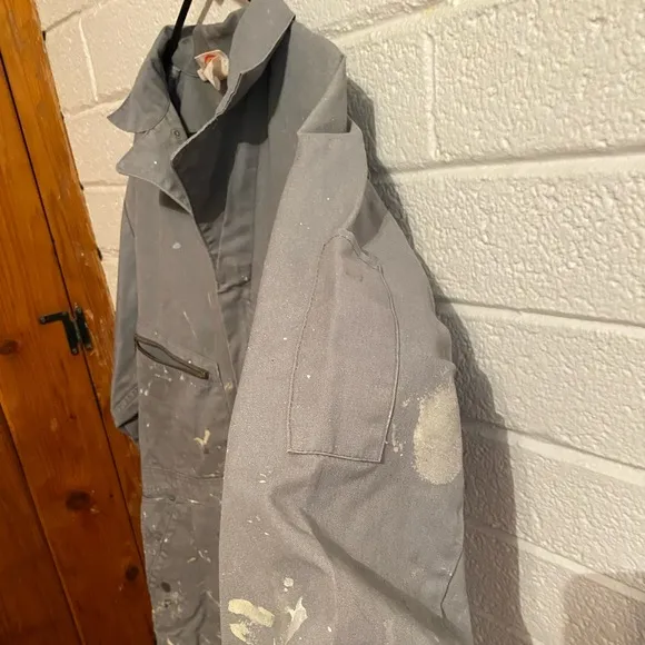 AMAZING Dickies Jumpsuit Paint Work Suit Zip Up men’s big &amp; tall sz 50 chest x32