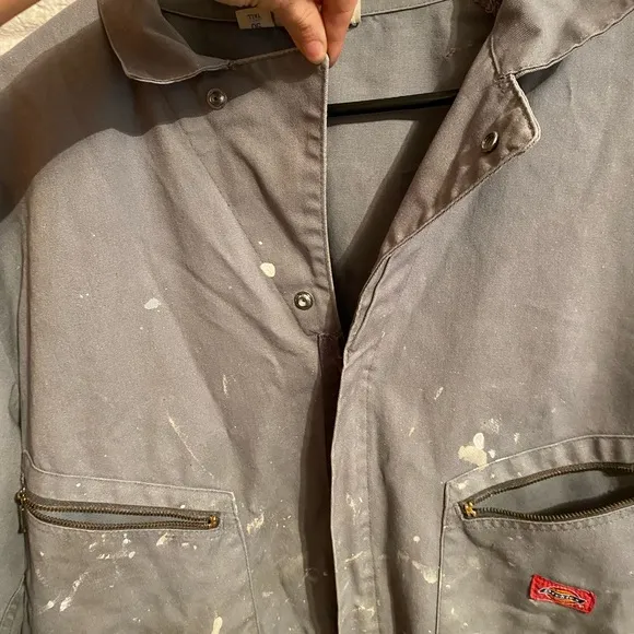 AMAZING Dickies Jumpsuit Paint Work Suit Zip Up men’s big &amp; tall sz 50 chest x32