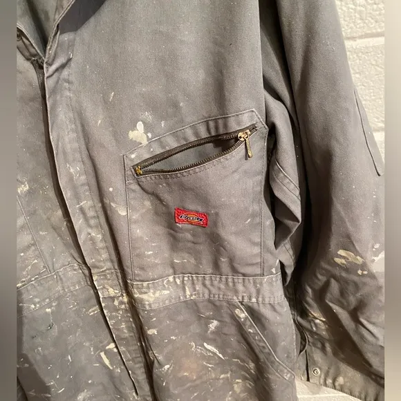 AMAZING Dickies Jumpsuit Paint Work Suit Zip Up men’s big &amp; tall sz 50 chest x32