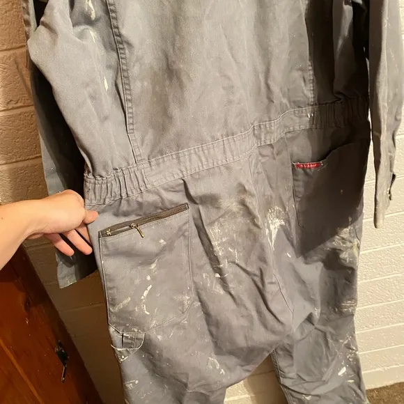 AMAZING Dickies Jumpsuit Paint Work Suit Zip Up men’s big &amp; tall sz 50 chest x32