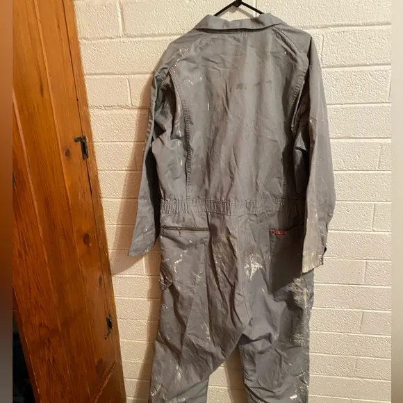 AMAZING Dickies Jumpsuit Paint Work Suit Zip Up men’s big &amp; tall sz 50 chest x32