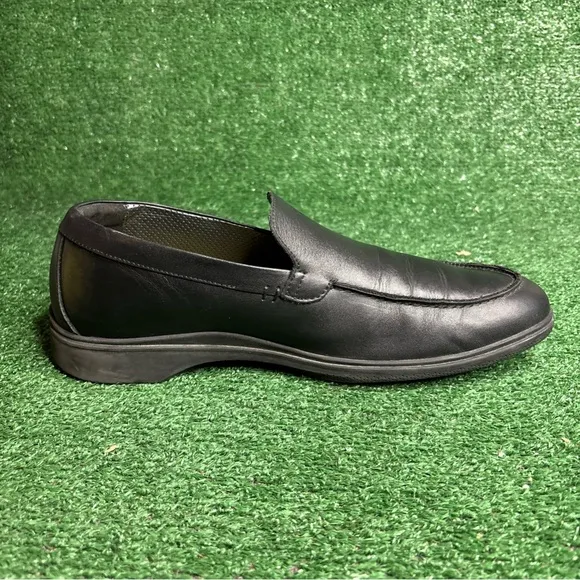 Amberjack Black Leather The Loafer Men's Size 13 Slip On Comfort Shoes