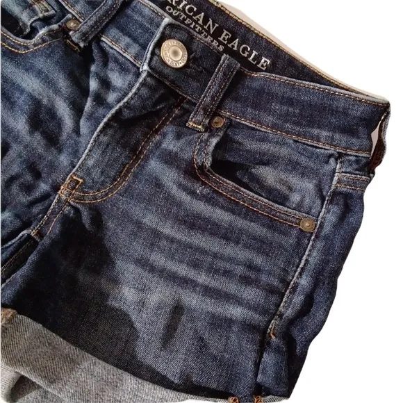 American Eagle Shorts Size 00 Jeans Rip Distressed
