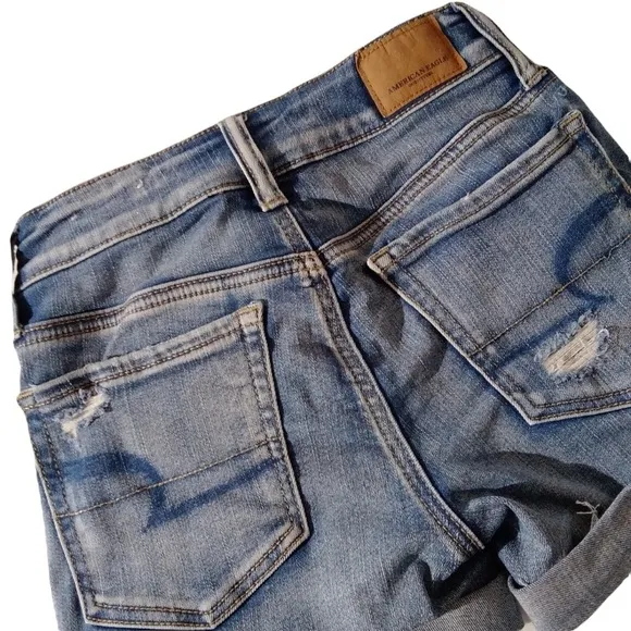 American Eagle Shorts Size 00 Jeans Rip Distressed