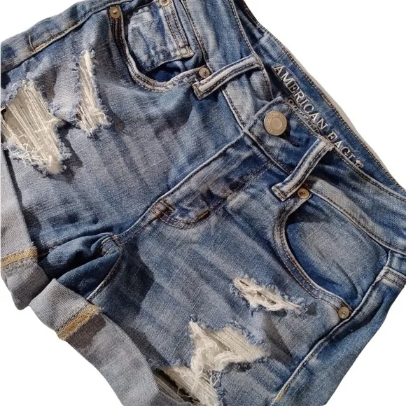 American Eagle Shorts Size 00 Jeans Rip Distressed